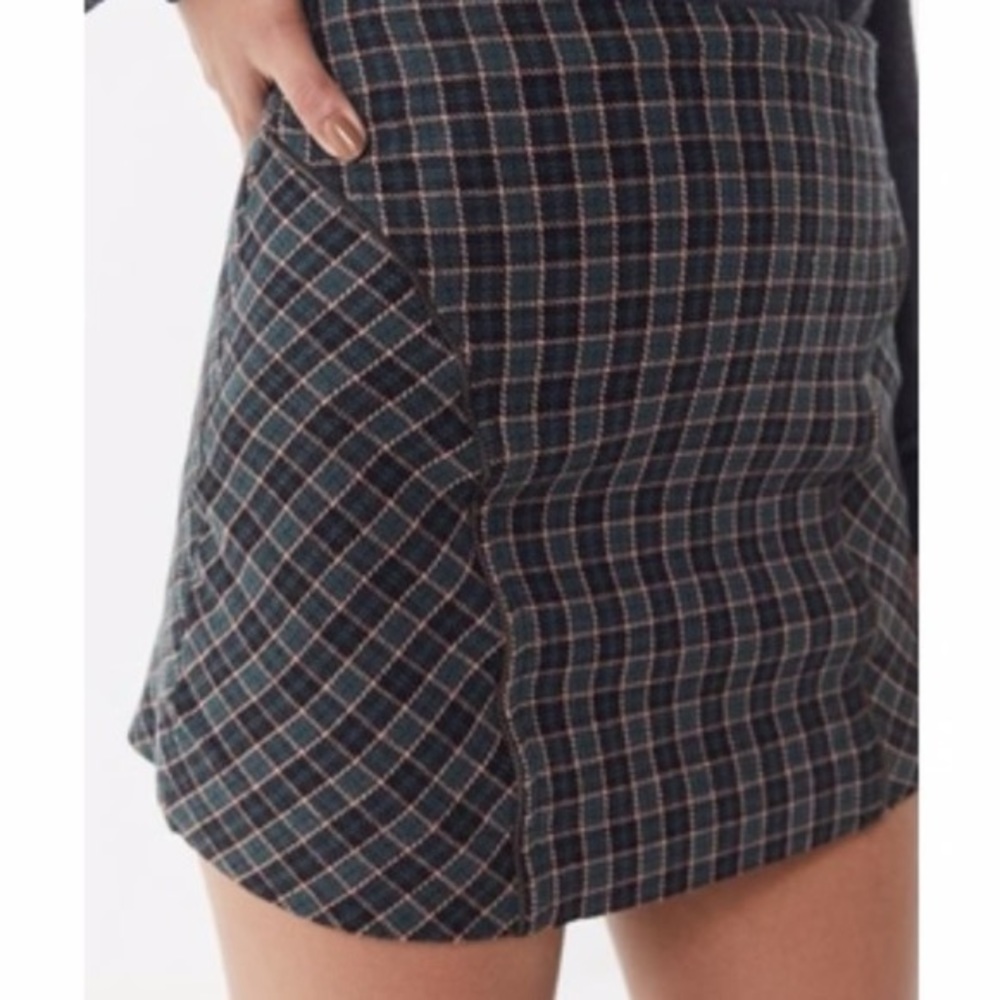 UO Olympia Plaid Mini Skirt